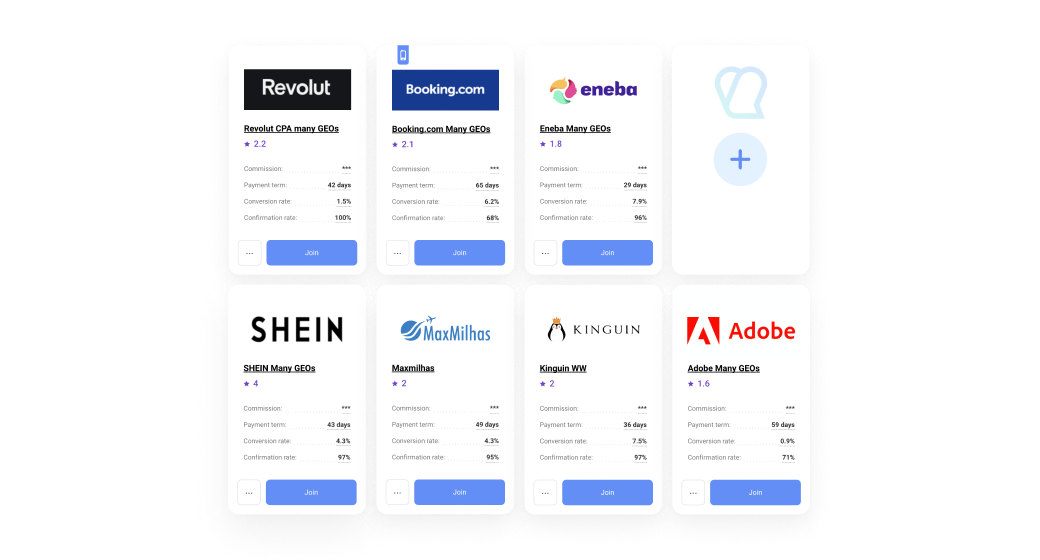 🟢 Access to Admitad Partner Network