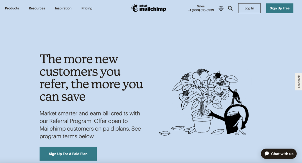 Mailchimp affiliate program