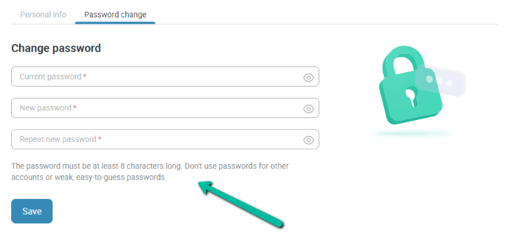 Password tolltip